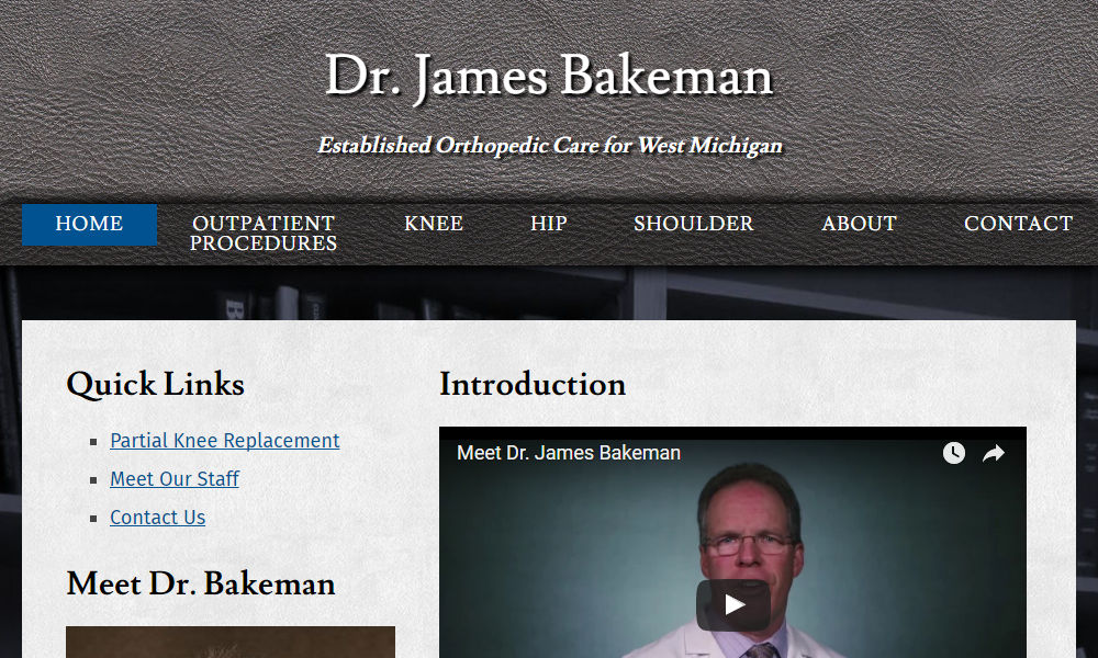 Dr. James Bakeman